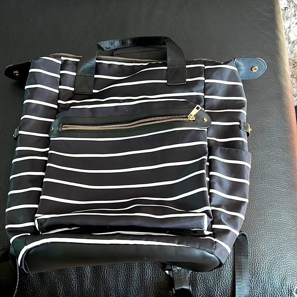 Black and White Backpack